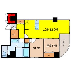 グラシア堺筋本町の物件間取画像